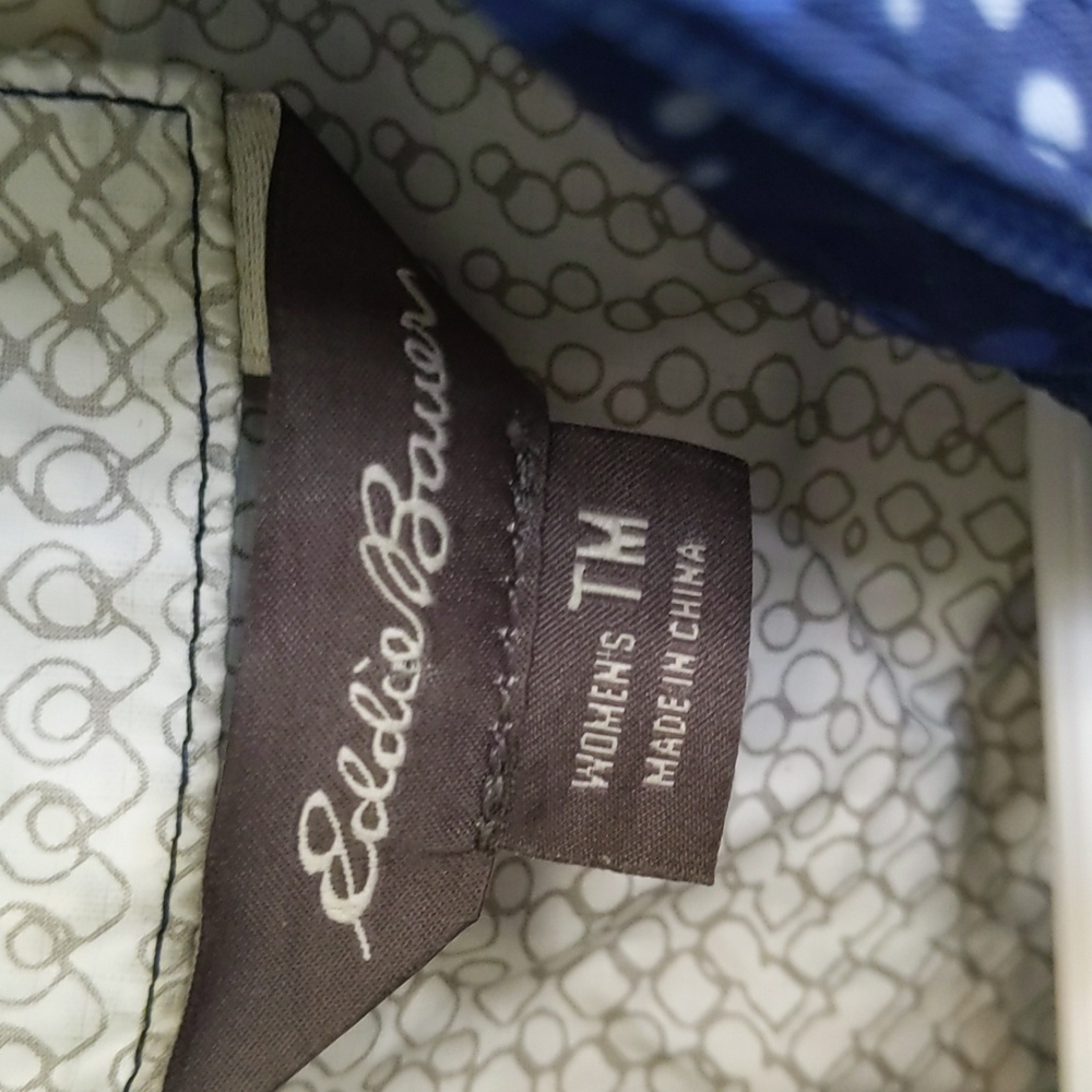 Women's Eddie Bauer TALL medium rain jacket with sealed seams - Picture 2 of 14